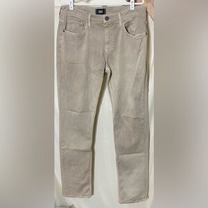 PAIGE Mens Federal Vintage Wicker Lightly Distressed/Bleached Straight Fit Jeans